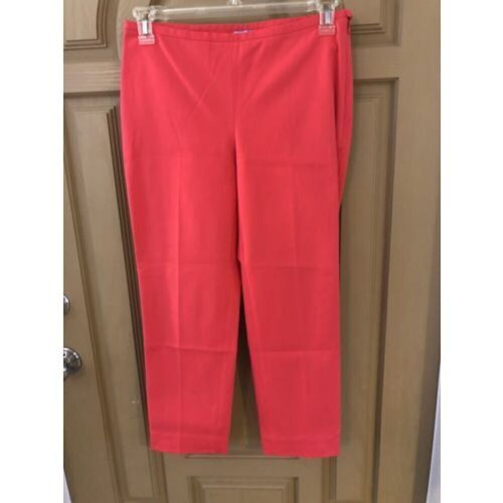 J McLaughlin Pink Zid Zip Chino Pants Size 6